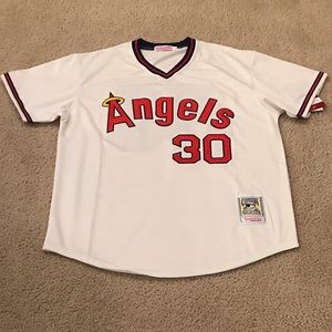 Nolan Ryan California Angels Jersey Mens XL NWOT 1973 Home Cream